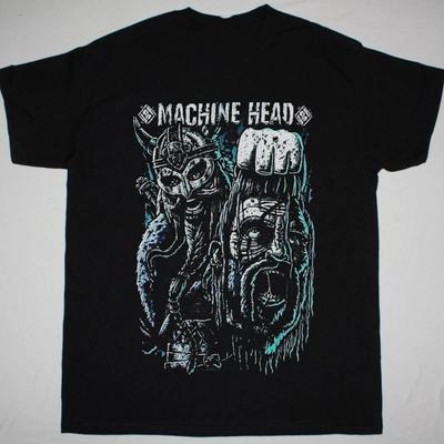 Men's and Women's T-shirts VTG MACHINE HEAD Band Album Heavy Cotton