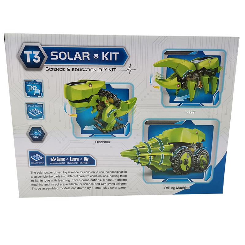 13-in-1 DIY Solar-Powered Toy Car & Intelligent Robot Kit