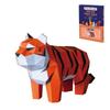 ORIGAMIPLANET Tiger Fat Tiger 3D Origami Papercraft Creative Handmade Paper Art for 3D Paper Sculptor Unique DIY Animal Model Papercraft Set Gift for
