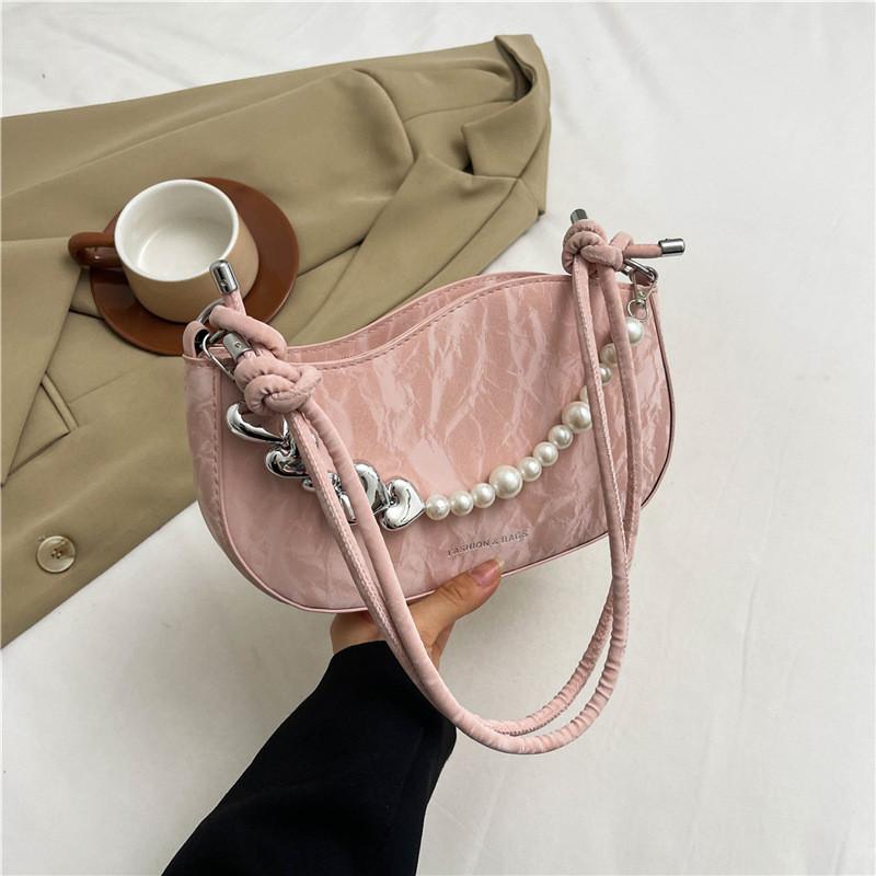 Minimalist Crossbody Bag For Women With Leather Suede Material And Zipper Closure For Casual Day Use