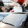 Beicarin Car Windshield Cover, Heavy Duty Ultra Thick Protective Windscreen Cover - Snow Ice Frost Sun UV Dust Water Resistent - Pefect Fit For Cars
