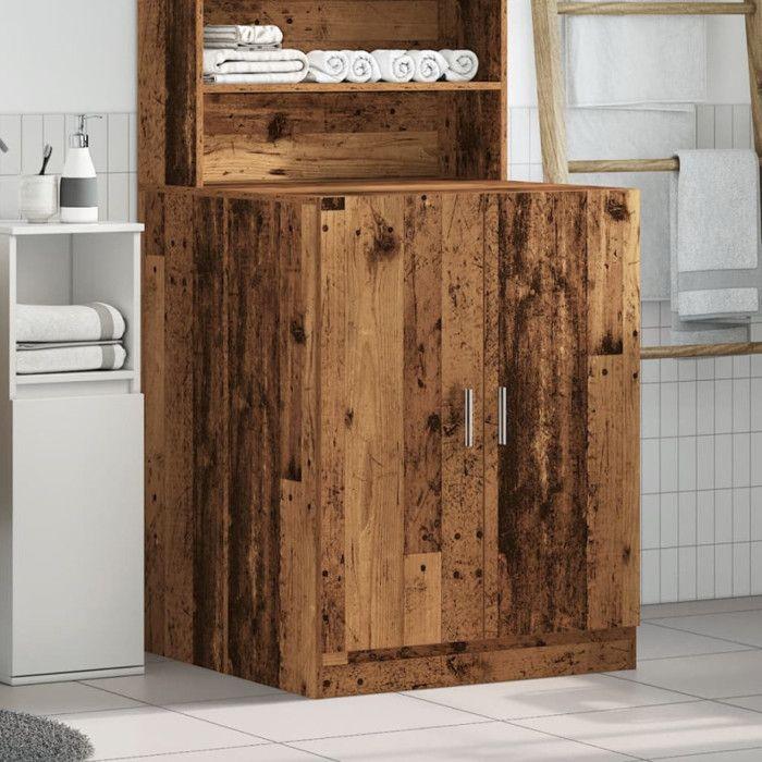 Furniture for Washing Machine Old Wood 70.5x71.5x91.5 Cm