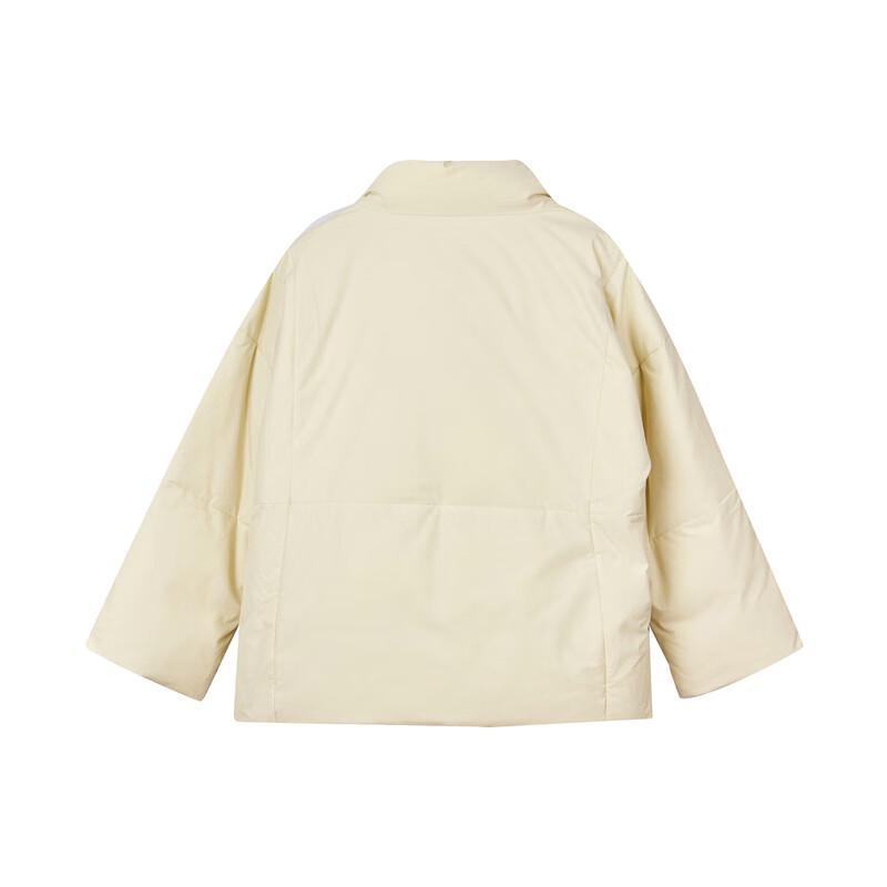 LESS 2024 Autumn Loose Fit Stand Collar Short Down Jacket