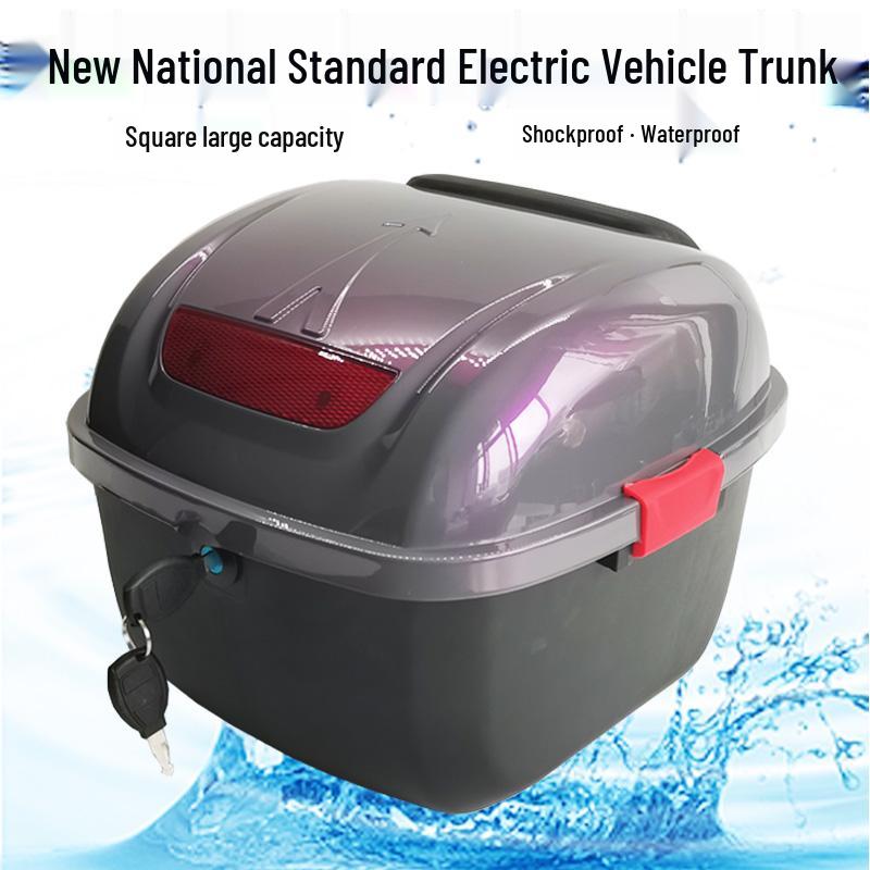 Elektriskā velosipēda kravas bagāžnieka un sēdekļa
