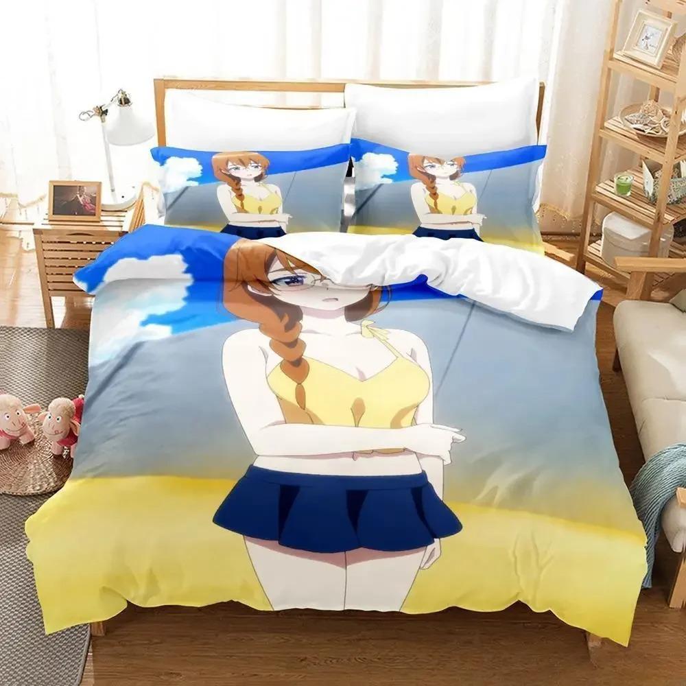 

3D аниме Yo-nin wa Sorezore Uso wo Tsuku комплект постельного белья односпальный двуспальный двуспальный комплект для взрослых и детей спальня пододеяльник наборы 70x133cm 2pcs