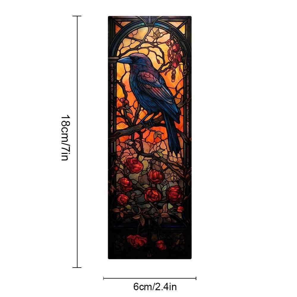 Translucent Stained Window Bookmark Hand Account Decoration Pagination Mark Home Decor