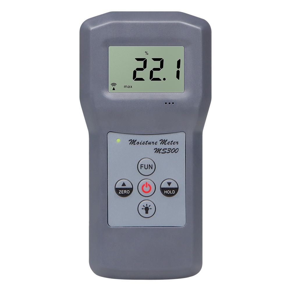 Induction Moisture Meter Digital Concrete Moisture Meter Concrete Wood Paper Bamboo Carton and Textile Hygrometer Detector