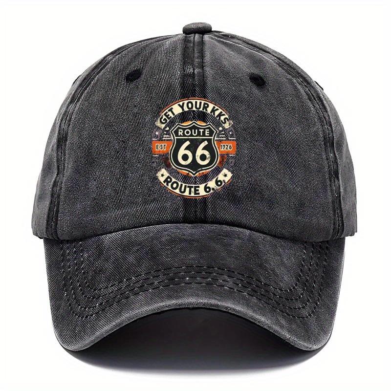 pc Adjustable Washed Baseball Cap Compatible for Unisex Women Number Letter Print Hand Washable Textile Cap Suitable