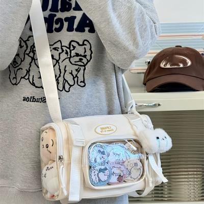 Japońska Harajuku Niszowy Design Przezroczysta Y2K Ulzzang Torba Ita 10cm Torba na Lalki Lekka Torba na Telefon Komórkowy Studentska Torba na Ramię