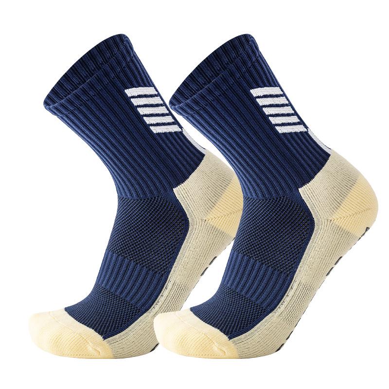 Autumn/Winter Mid-Tube Non-Slip Professional Football Socks with Sweat-Absorbent Towel Bottom