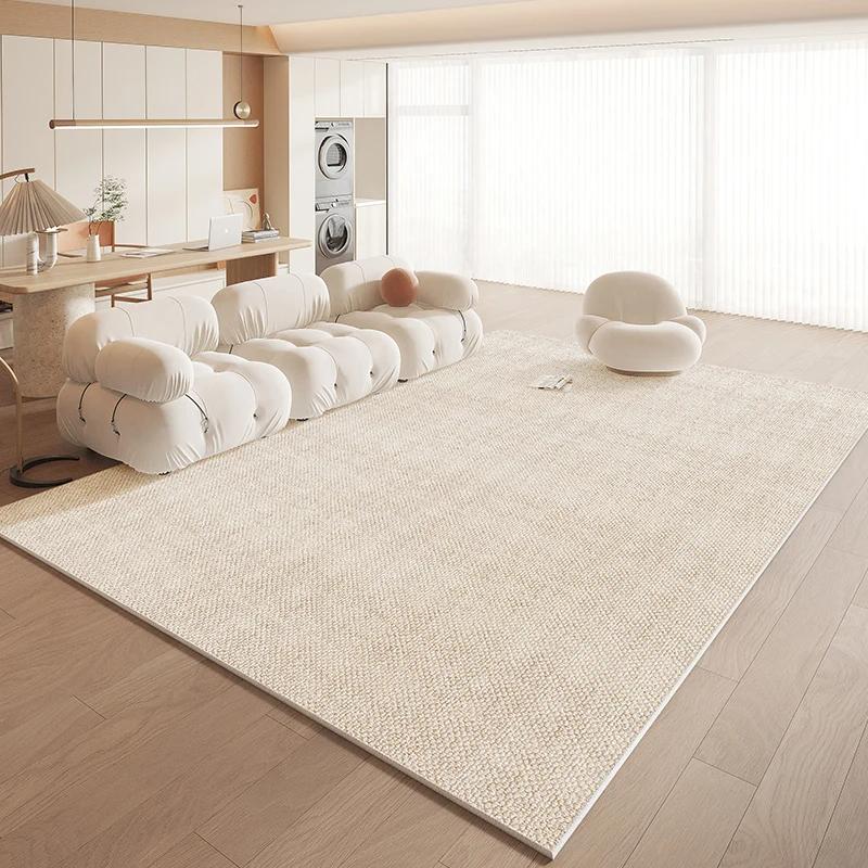 Cream Style Living Room Carpet - Water And Stain Resistant - Large Area Rug - Sofa Coffee Table Blanket - Home Decoration