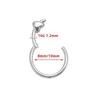 ASTM F136 Titan Herz Clicker Septum Piercing 16G Daith Helix Ohrring Piercing Neue Nasenringe Anodierter Körperschmuck