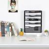 Wall-Mounted Office Organizer: No-Installation Shelf & A4 File Holder