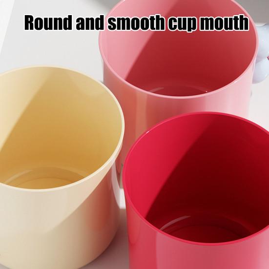 Flower Toothbrush Holder for Kids, Cute Rinse Cup with Handle, Toddler Bathroom Toothbrush Cup for Bedroom