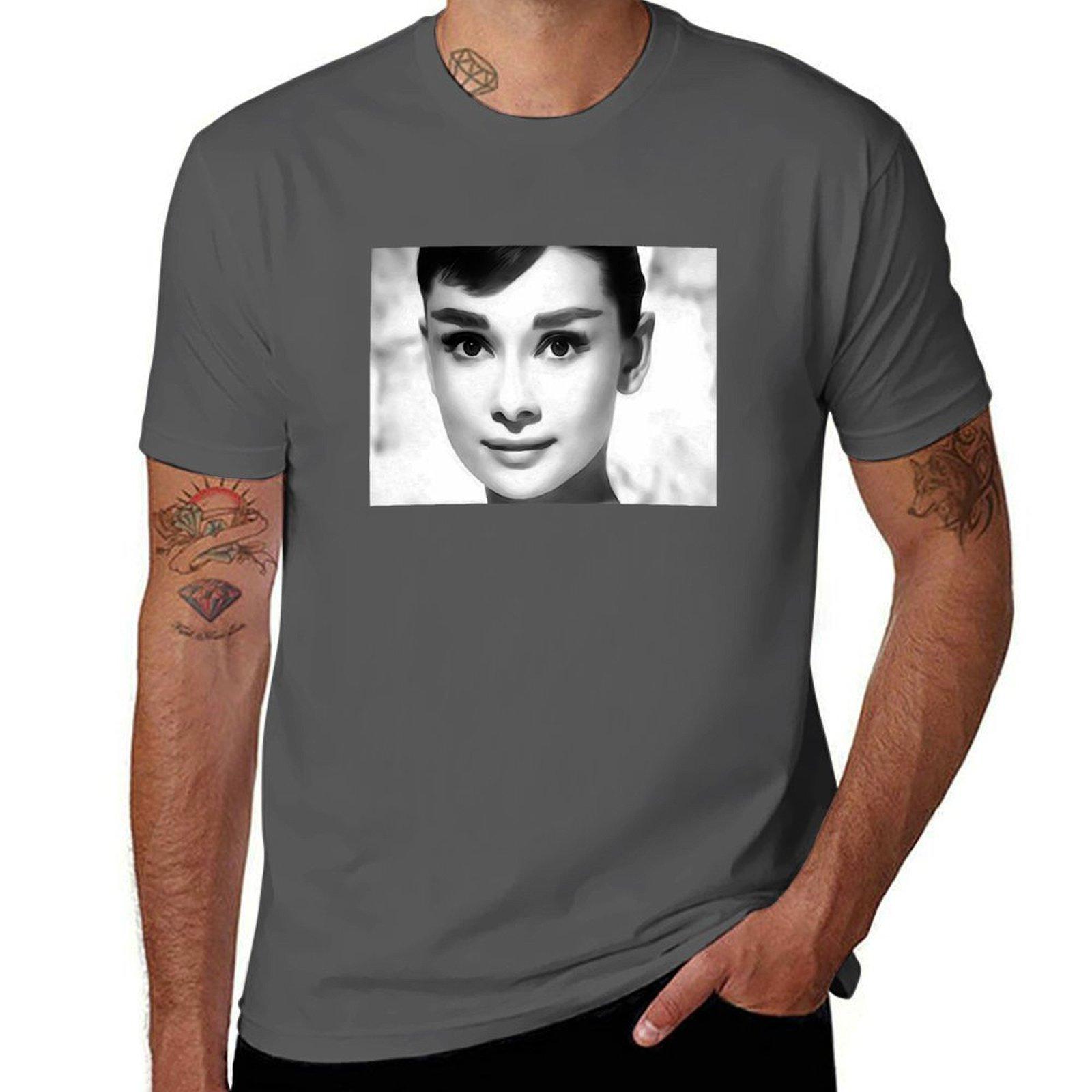 

Audrey Hepburn #7 T-Shirt man t shirts for men casual funny t shirts dark humor man t shirt summer T-Shirt 4XL
