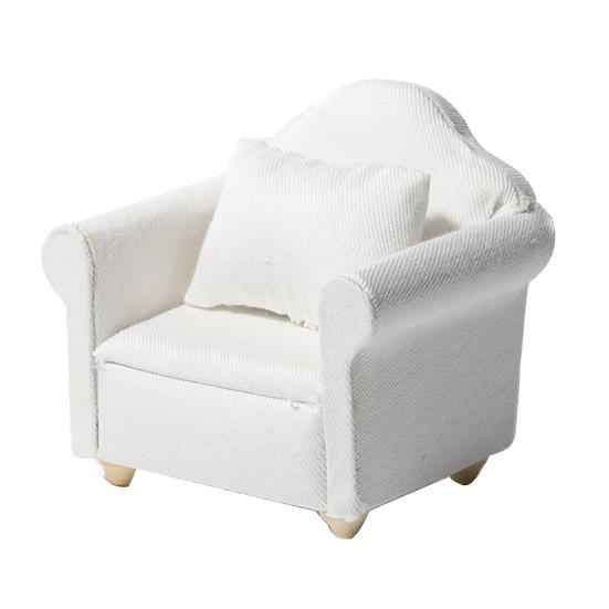 45669 Dollhouse Mini Fabric Sofa Furniture Scene DIY Handmade Model Toy