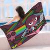 Keroro Frog Cool Gunsou Sergeant Beach Towel Colorful Bath Towels Microfiber Quick Dry Sand Free Beach Yoga Spa Gym Pool