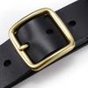 Retro Belt Men's Genuine Leather Pin Buckle Belt Men's Casual Versatile Handmade Men's Trousers