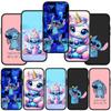 Phone Case for Samsung Galaxy S25 S23 S22 S21 S24 Ultra FE A05 A06 A15 A16 A36 A37 A35 A54 A55 A56 A57 A25 A26 A53 A17 Blue Lilo Stitch Lovely Cover