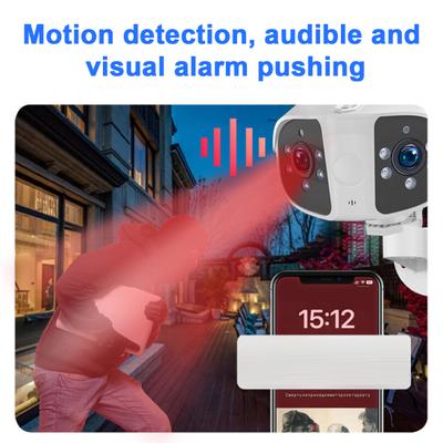 Binokulární kamera HD kompatibilní s Dual-Light Night Vision IP66 Vodotěsná WiFi kamera pro vzdálené sledování