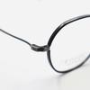 Alloaiweeo [Nose Saddle] Al8205 0910M Nose Saddle Titanium Octagon Black/Grey Eyeglass Frames