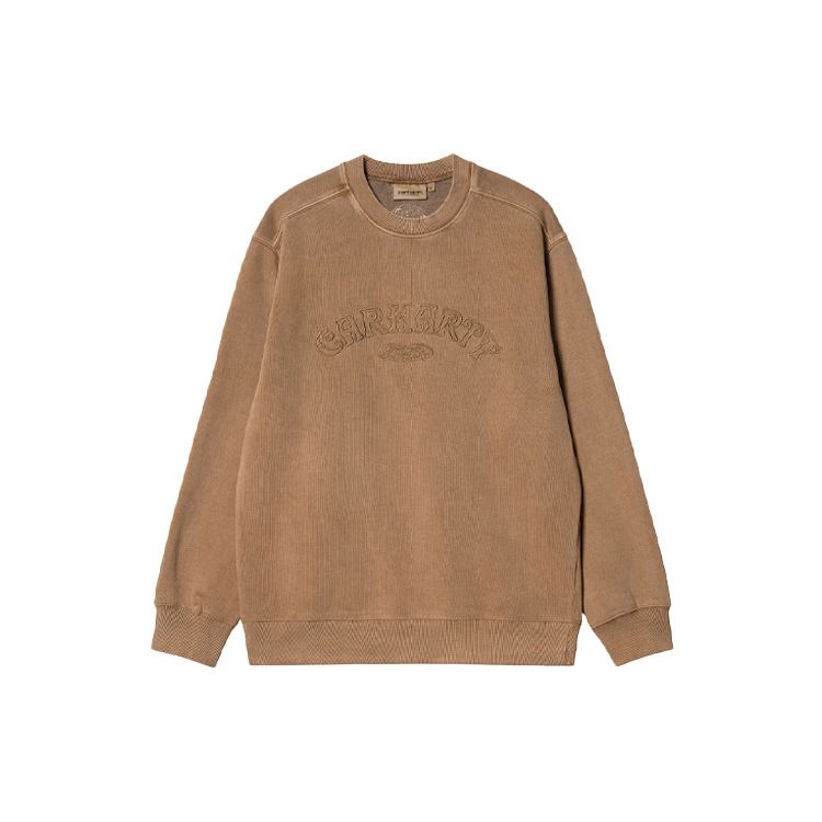 Carhartt WIP Verse Script Sweatshirt Men sweatshirt Brown I030640-HZ-GD