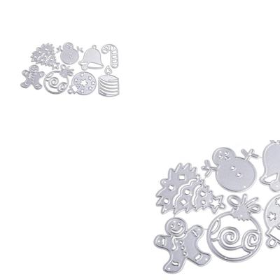  Christmas Theme Metal Cutting Die Xmas Embossing Template Cutting Knife Mould
