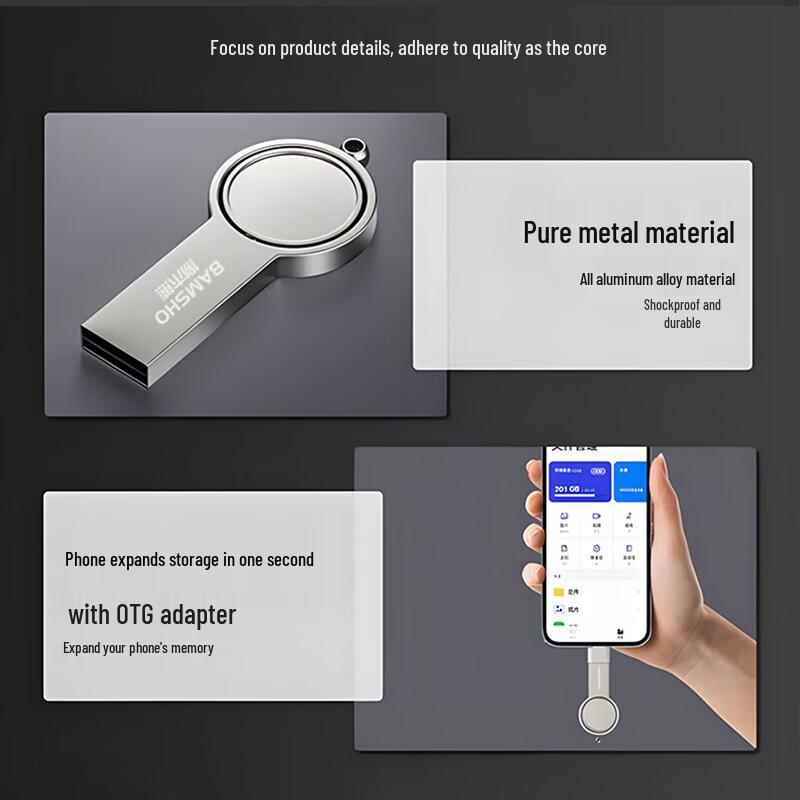 BAMUXIONG GJC-F00021 High-Speed USB 3.2 Flash Drive