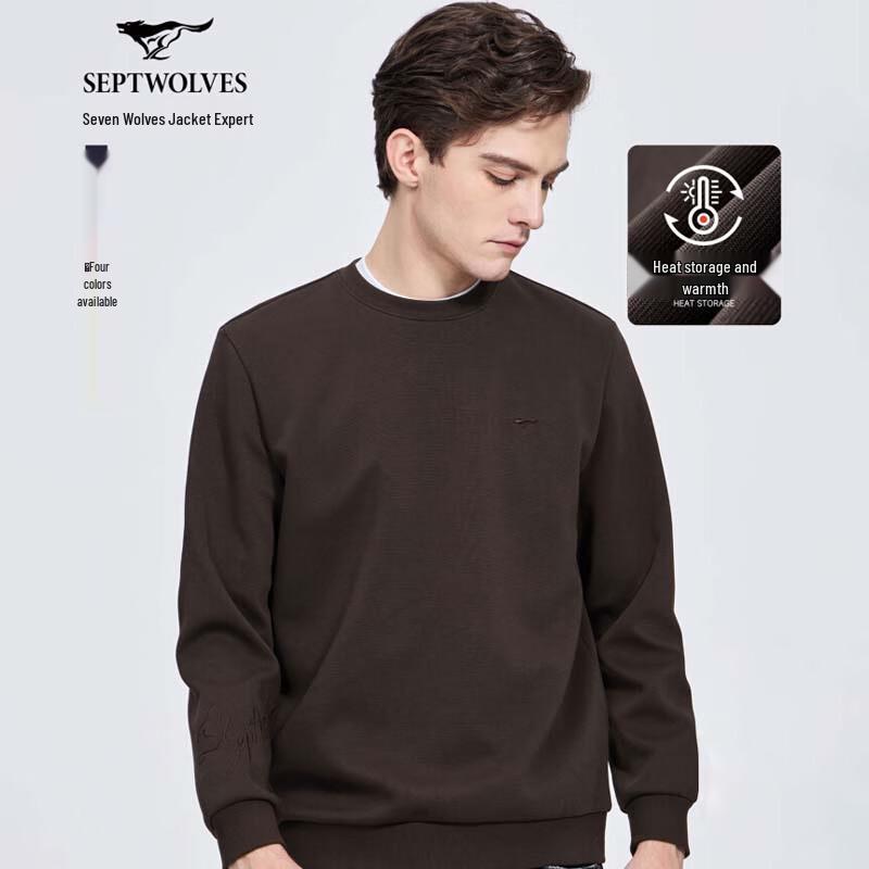 SEPTWOLVES Men's Anti-Static Crew Neck Sweatshirt