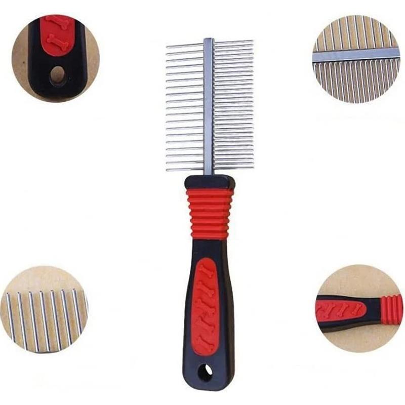 Pet Dog Cat Grooming Comb Brush Dematting Brush Undercoat Rake Tool Fur Remover