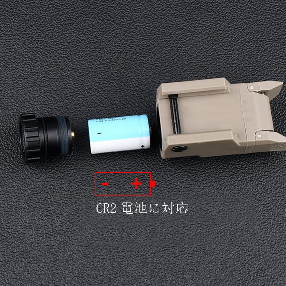 WADSN INFORCE Type APL-C Tactical Weapon Light [Compatible with G17, G18, and G19] with Strobe Function (Black)