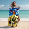 1pc Shrek4 Beach Towel, Comfortable and Thick, and Swimming/Bath/Picnic/Camping Towel, Suitable for Seaside Beaches