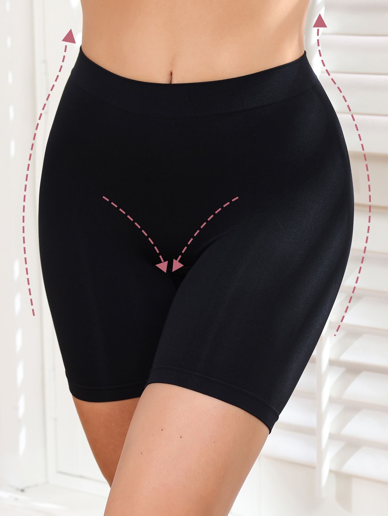 

Женские эластичные шорты повседневные с высокой талией обтягивающие фитнес-тонкие обтягивающие брюки летние однотонные сексуальные белые черные велосипедные шорты спортивные штаны M чёрный