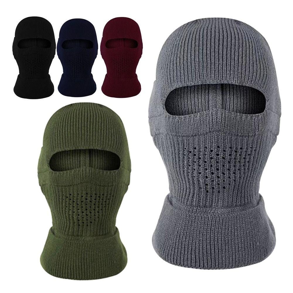 Keep Warm Balaclava Hat Thickened Warm Hat New Neck Mask Hat  Winter