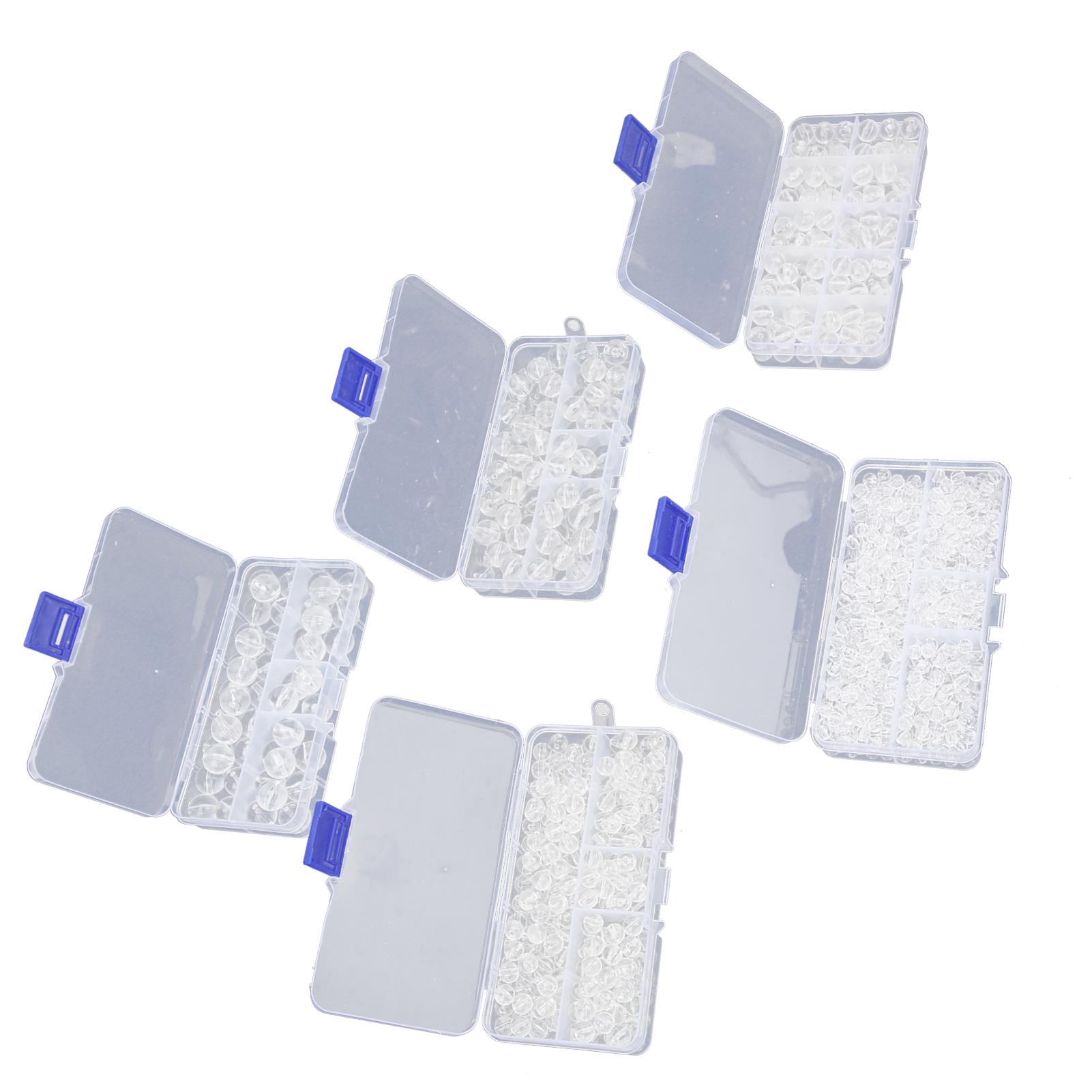 Набор Бусин из Камня Кристалл Акрил Свободные Прозрачные для Изготовления Бижутерии Своими Руками Браслет Поделка