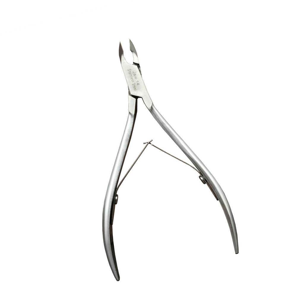 Cuticle Nipper Professional Stainless Steel Cuticle Clipper Nail Tool with 4 Inch Handle for Nail Care Easy To Cut