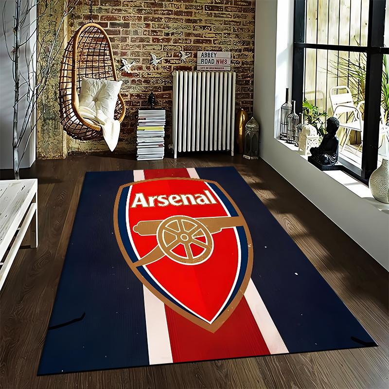 Arsenal Logo Designed floor mat, suitable as a non-slip mat for the living room or bedroom sofa