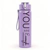1PC You Are Enough Script Letter 750ml Color Plastic Sports Water Bottle Leakproof Flip Straw Lid Suitable for Sports Office Home Use