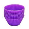 10Pcs Round Silicone Cake Muffin Cupcake Mold Maker Reusable Pastry Baking Tool