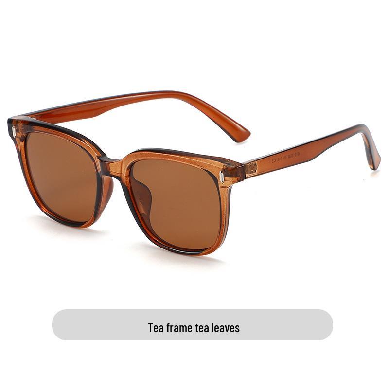 Women's Retro Small Frame Polarized Sunglasses - High-End Design, Slimming Effect, Ideal for Driving and Students