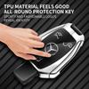 Hot Car Sticker Car Zinc Alloy Key Case Bag Metal Key Shell For Mercedes-Benz A B C E G S V Class GLA GLC GLE GLK Vito Sprinter