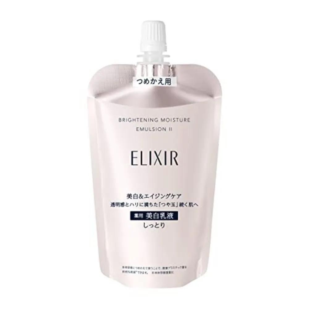 Shiseido ELIXIR White Brightening Emulsion WT 2 Refill 110ml 2-Piece Set