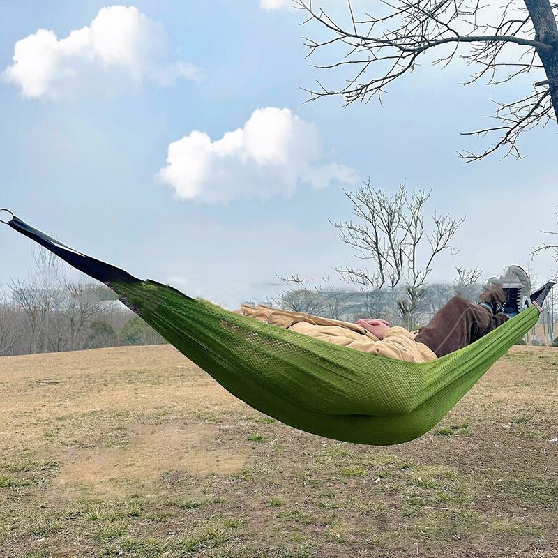 Travel Portable Folding Hammock Garden Terrace Balcony Hanging Hammock Camping Survival Hunting Rest Nets