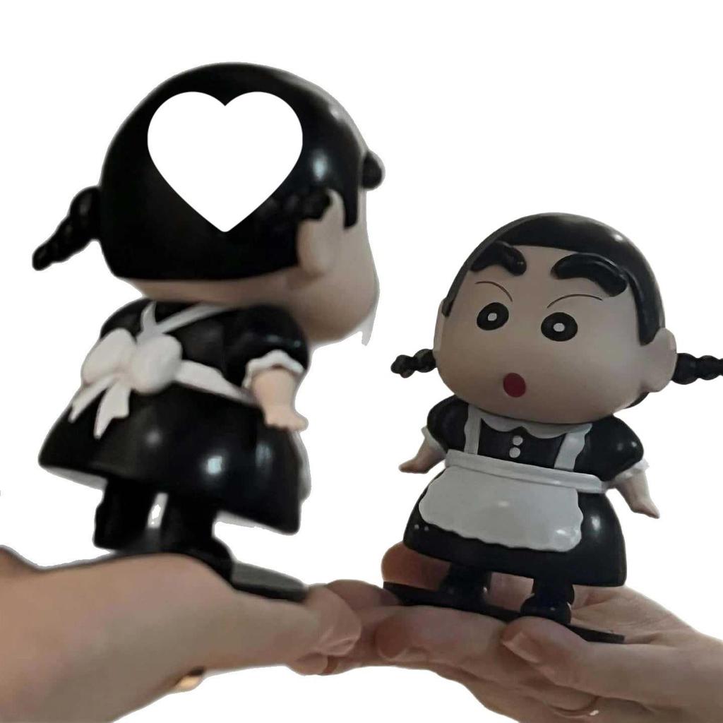 Crayon Shin-chan Shower Express Figurine: Creative Resin Bathroom and Entrance Decoration