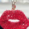 High-quality material: Made of high-quality alloy and shiny rhinestones, wear-resistant corrosion-resistant, you can hang it on the rearview mirror at