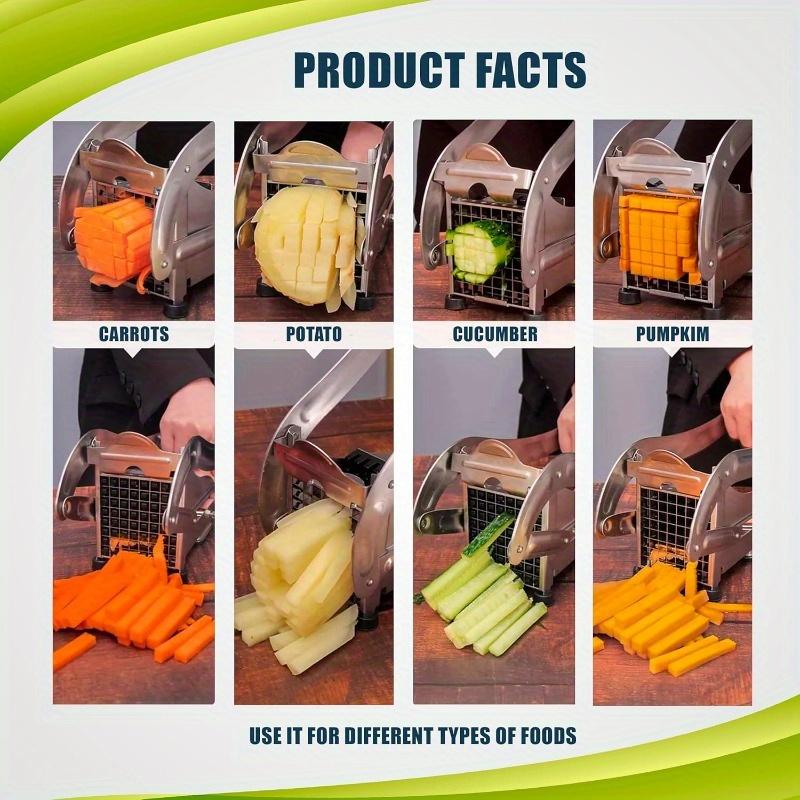 1PC stainless steel french fry cutter, suitable for carrots and cucumbers