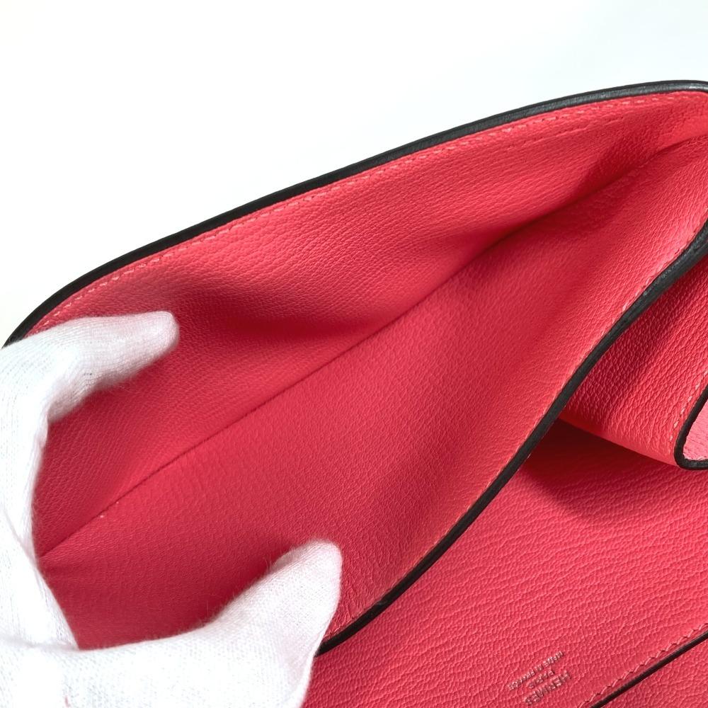 Hermes Opry Clutch Tasche Beutel Klappe Clutch Tasche Chevre Rose azare pink