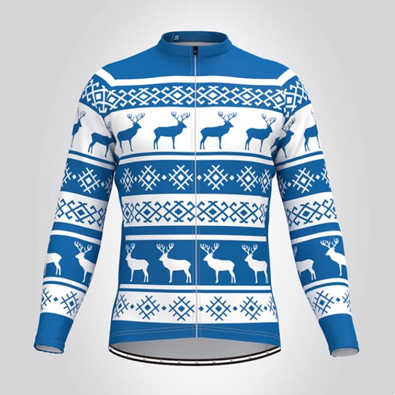 Lishi Thermal Fleece Long Sleeve Cycling Jersey