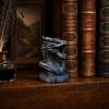 Retro Dragon Decor Head Figurine, 3D Printed Fantasy Statue, Mythical Collectible Animal Sculpture for Home Office Desk Decor, Gift Collectors