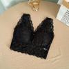 Sexy Women Lace Bras With Pad Long Underwear Wireless Solid Backless Lingerie For Girls Inner Tops Fashion Lady Bras